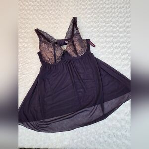Adore Me Purple Lace Chemise 38DD NWT (6167)